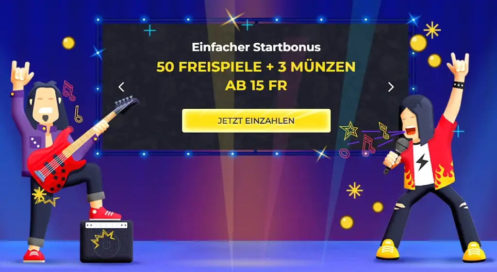 Rolling Slots Willkommenspaket